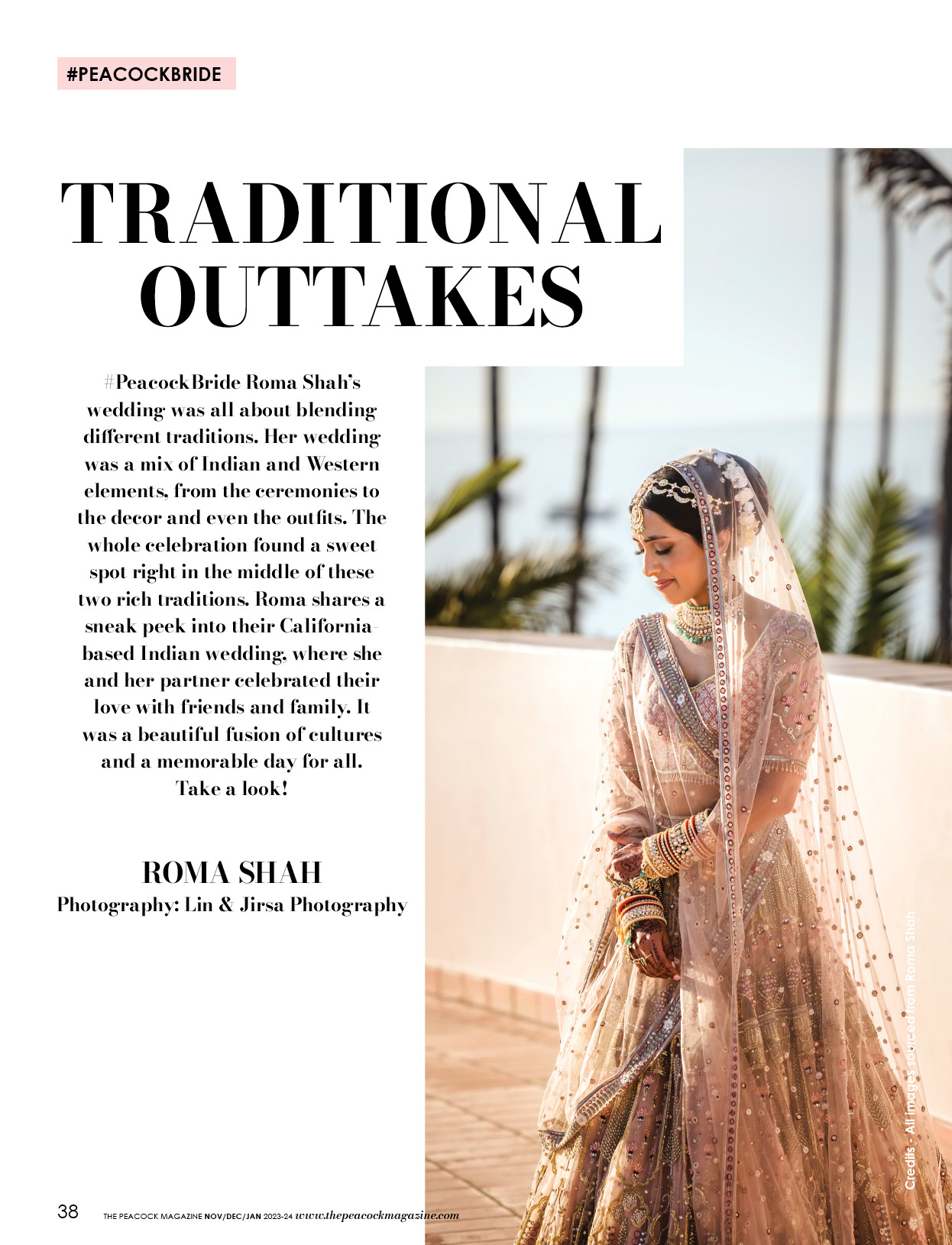 Peacock Bride Roma Shah’s