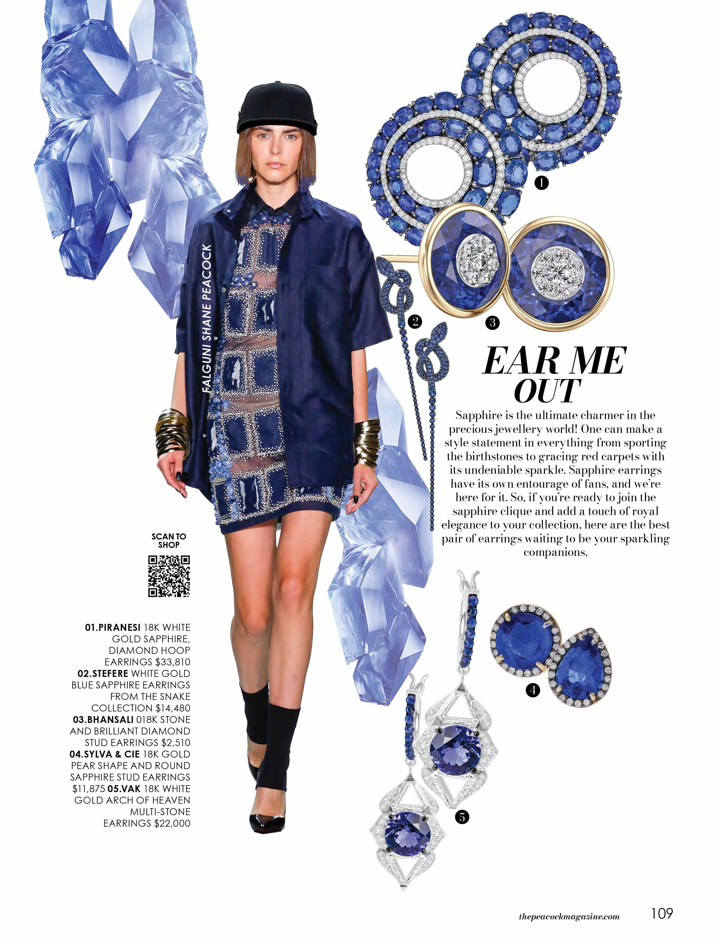 Ear Me Out-fashion-layout-the-peacock-magazine-aniversery-issue-2024