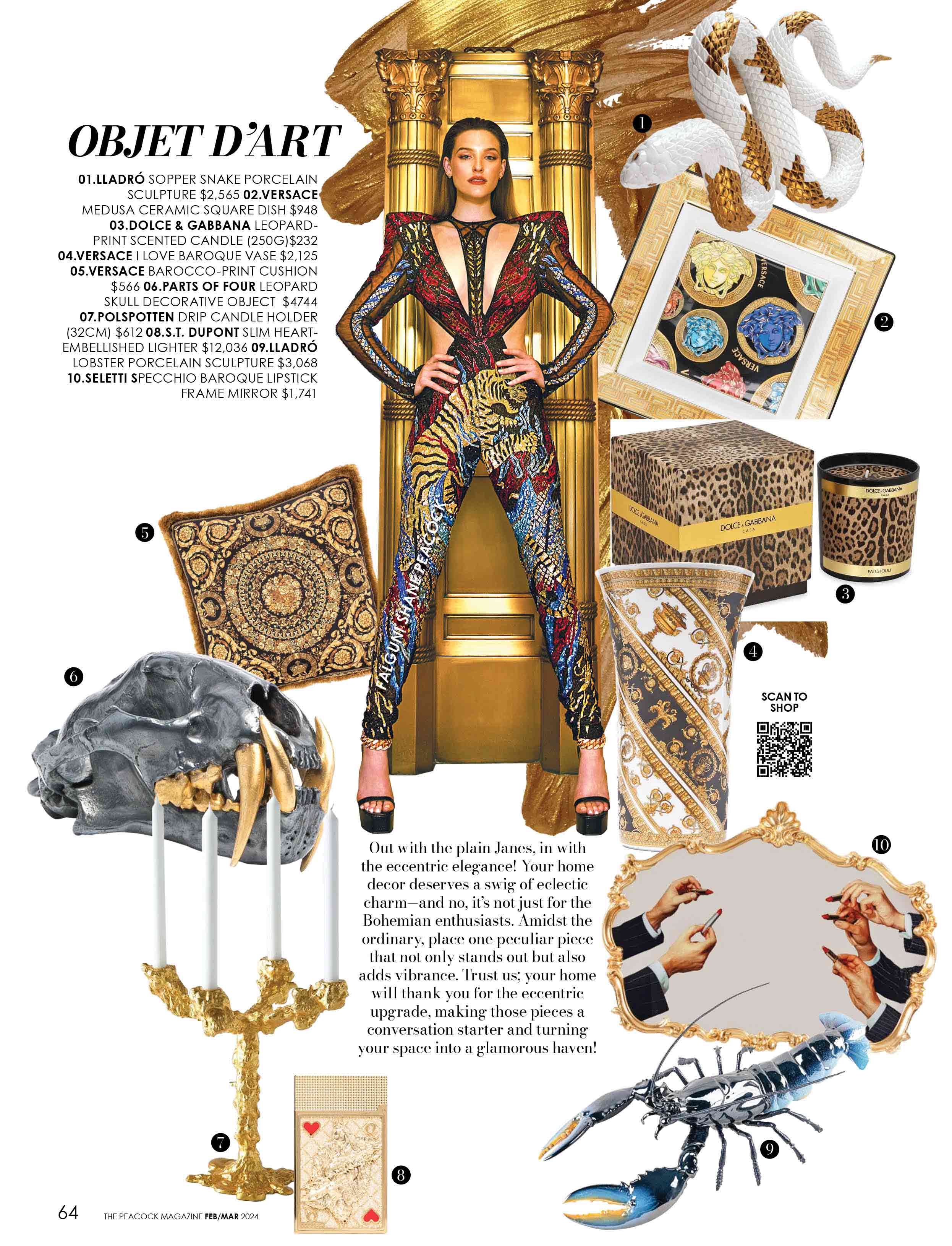 Objet d’art-fashion-layout-the-peacock-magazine-aniversery-issue-2024